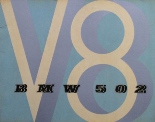 BMW 502 Modelprogram 1954 Carbrochure (4695)